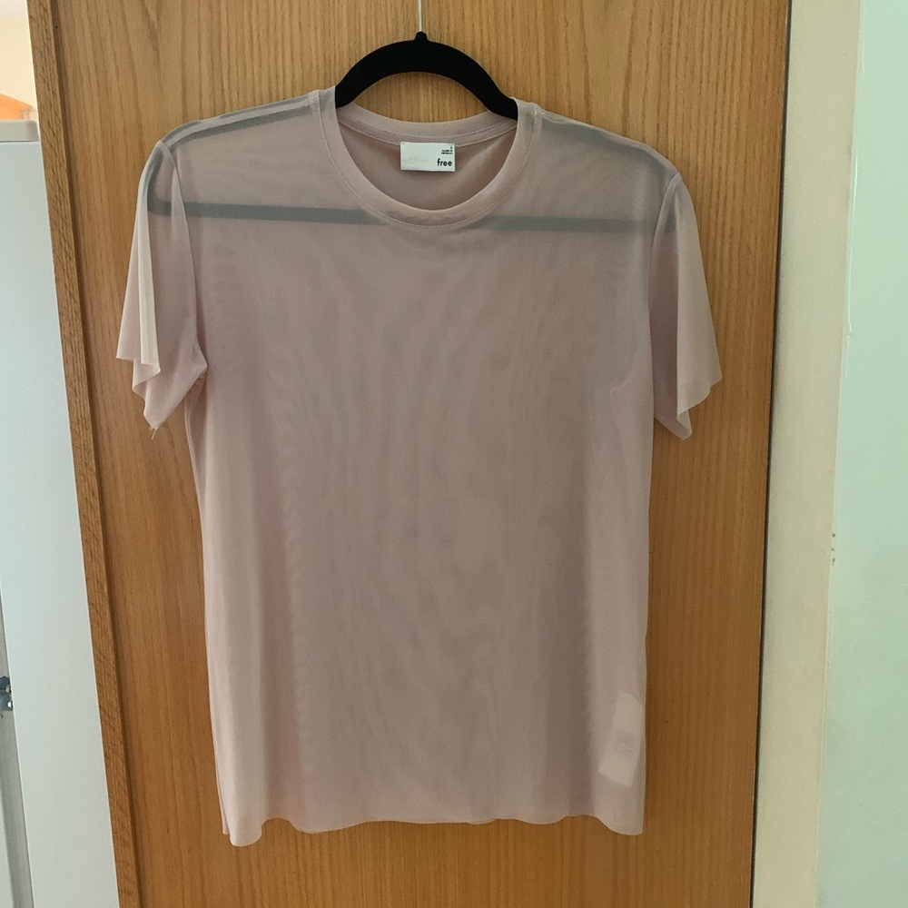 Aritzia mesh t shirt